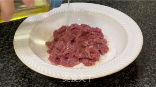 菜心炒牛肉的做法步调：4