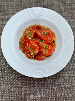 芥终虾的做法步调：12