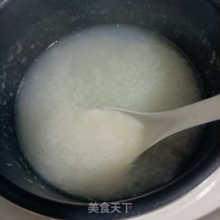肉沫海米青菜粥的做法步调：7