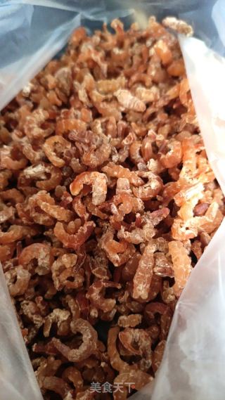 肉沫海米青菜粥的做法步调：1