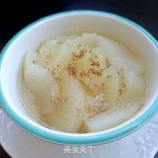 冰糖木樨蒸酥梨的做法步调：9