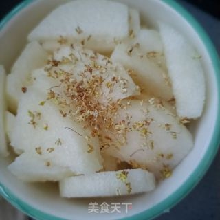 冰糖木樨蒸酥梨的做法步调：5