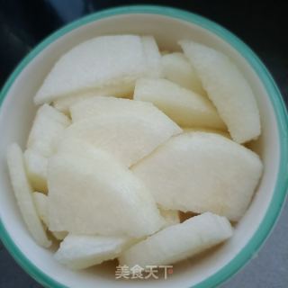冰糖木樨蒸酥梨的做法步调：4
