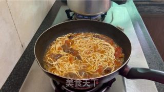 番茄牛腩焖里的做法步调：15