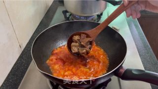 番茄牛腩焖里的做法步调：12