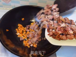 羊腿炒饭的做法步调：5