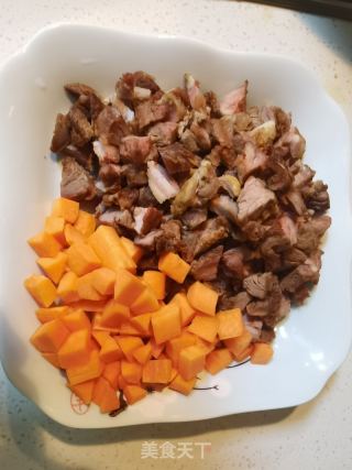 羊腿炒饭的做法步调：3