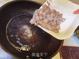 青笋拌虾仁的做法步调：4