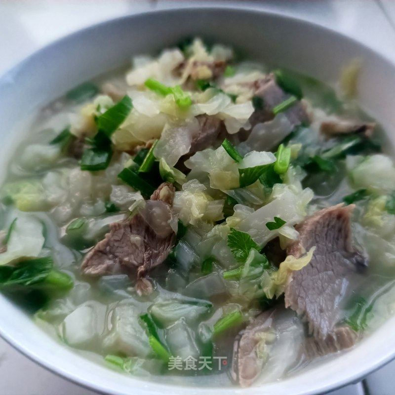 利剑菜丁羊肉汤的做法