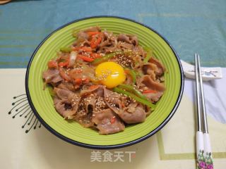 肥牛丼的做法步调：12