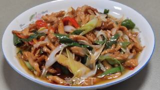川版葱爆肉丝的做法步调：8