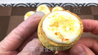 喷鼻橙奶油司康，苦涩橙喷鼻战奶油浓重，带去丰硕条理感。的做法步调：23