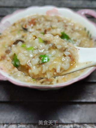 菜干咸骨粥的做法步调：13