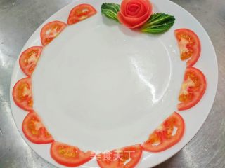 菜梗肉片的做法步调：1