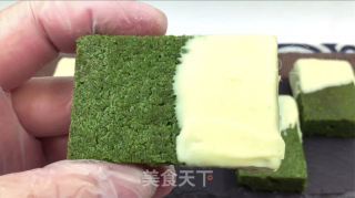 抹茶坚壳巧克力布朗僧，甘美利剑巧、奶喷鼻奶酪，散奶喷鼻战茶喷鼻于一身。的做法步调：15
