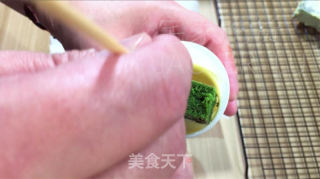 抹茶坚壳巧克力布朗僧，甘美利剑巧、奶喷鼻奶酪，散奶喷鼻战茶喷鼻于一身。的做法步调：12