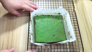 抹茶坚壳巧克力布朗僧，甘美利剑巧、奶喷鼻奶酪，散奶喷鼻战茶喷鼻于一身。的做法步调：9