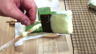 抹茶坚壳巧克力布朗僧，甘美利剑巧、奶喷鼻奶酪，散奶喷鼻战茶喷鼻于一身。的做法步调：13