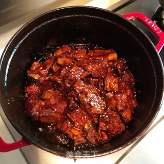 陈皮烧排骨的做法步调：10