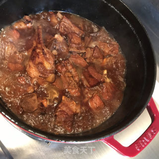 陈皮烧排骨的做法步调：9