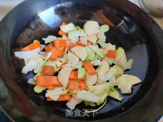 冬笋女菜炒肉片的做法步调：4