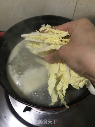 上汤娃娃菜的做法步调：9