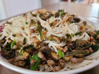 干豆角肉沫捞里的做法步调：13