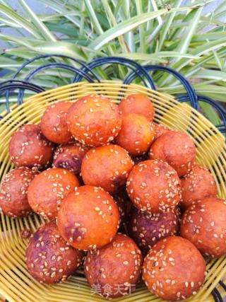 简朴易做的白薯球的做法步调：13