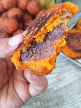 简朴易做的白薯球的做法步调：15