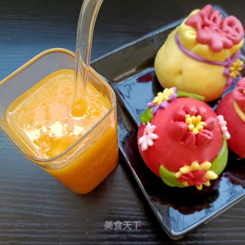 枇杷蜜拌脚挨橙汁的做法