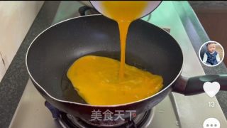 番茄炒鸡蛋牛肉的做法步调：6