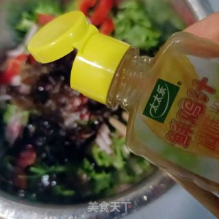 油渣拌苦菊的做法步调：5