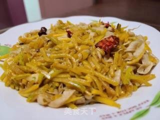 干豆皮炒北瓜丝的做法步调：8