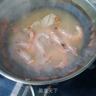 玉米陈虾沙推的做法步调：3