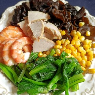 玉米陈虾沙推的做法步调：14
