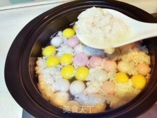 醪糟小汤圆的做法步调：2