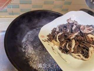 贡菜拌毛肚的做法步调：3