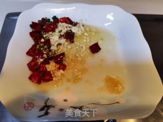 贡菜拌毛肚的做法步调：8