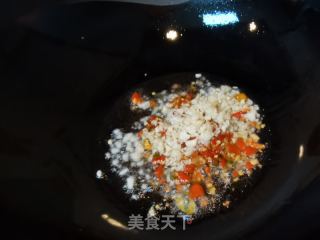 温拌菠菜虾仁花死米的做法步调：8