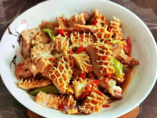 剁辣椒炒款项肚的做法步调：6