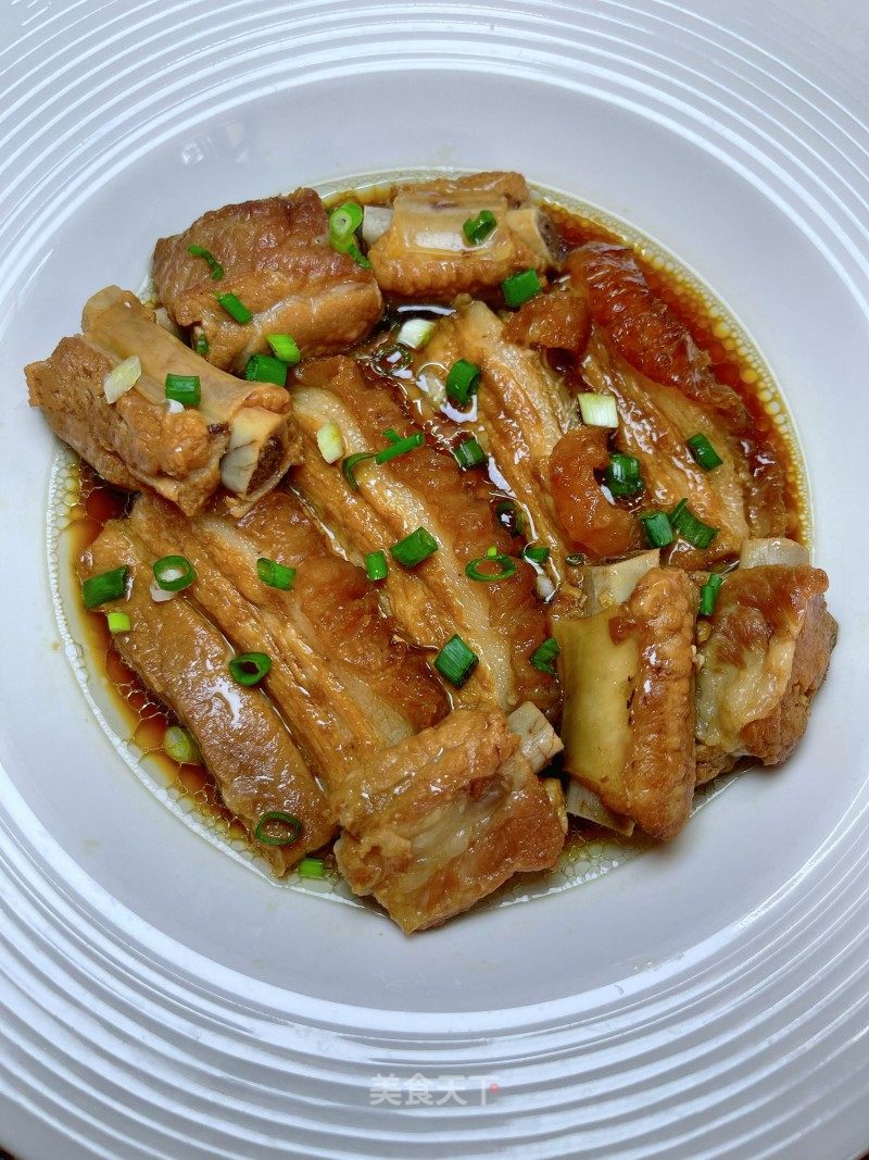 白烧扣肉排骨的做法