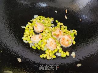 黄豆炒虾仁的做法步调：7