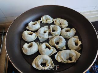 荠菜豆腐肉馅煎馄饨的做法步调：7