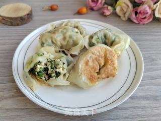 荠菜豆腐肉馅煎馄饨的做法步调：8