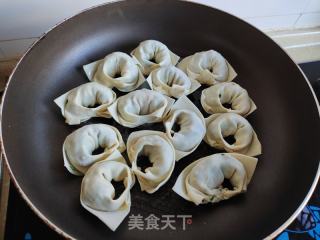 荠菜豆腐肉馅煎馄饨的做法步调：5