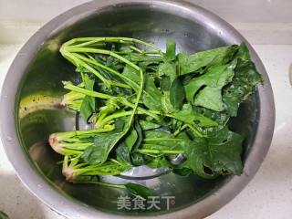 菠菜炒干豆皮豆筋（人制肉）的做法步调：1