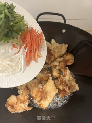 锅包肉的做法步调：12