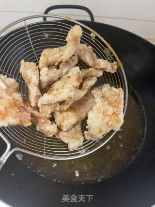 锅包肉的做法步调：8