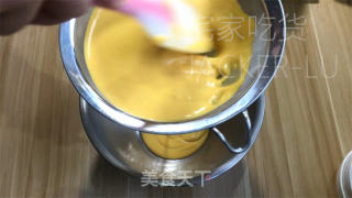 北瓜马推糕，废品光彩金黄、苦涩适口、Q弹有嚼劲。的做法步调：7