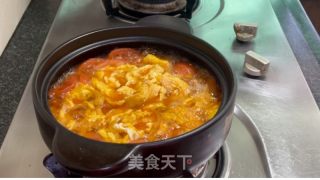 番茄鸡蛋牛肉锅的做法步调：14